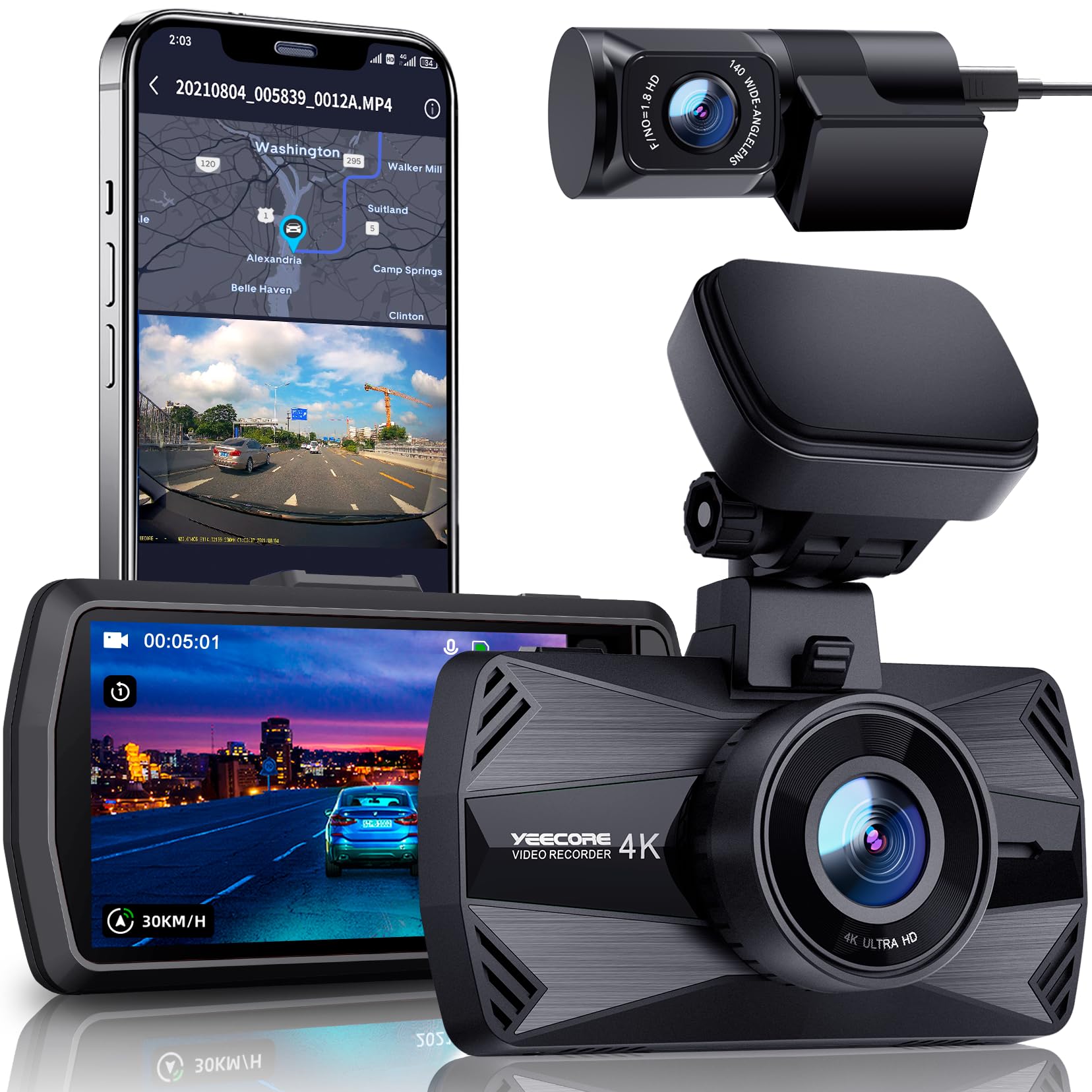 Dash Cam Front And Rear